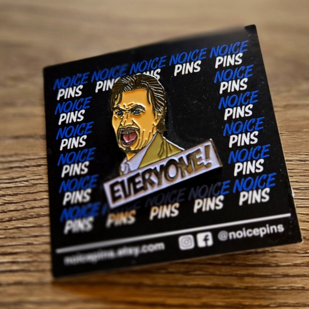 "Everyone!" Iconic Gary Oldman Lapel/Jacket/Backpack Pin
